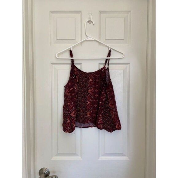 Mudd Tank with Maroon, Red, and Pink (Size M) - Picture 1 of 3